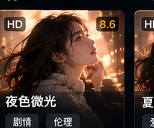 理论片夜色微光示例